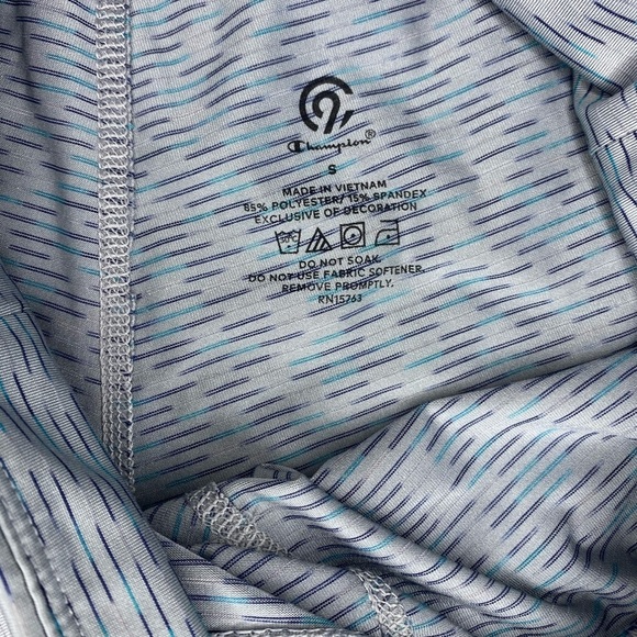 Champion silver/gray marbled cropped capri athletic leggings - Picture 7 of 9